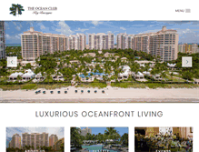 Tablet Screenshot of oceanclubkeybiscayne.org